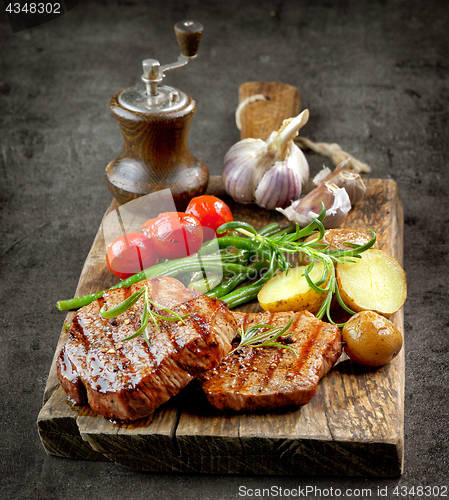 Image of grilled beef steaks