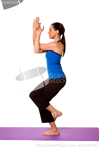 Image of Woman in Yoga Position