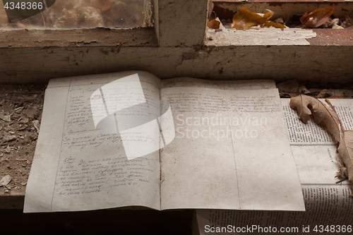 Image of Destruction in Chernobyl kindergarten.