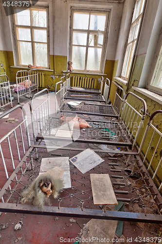 Image of Ruined kindergarten in Chernobyl