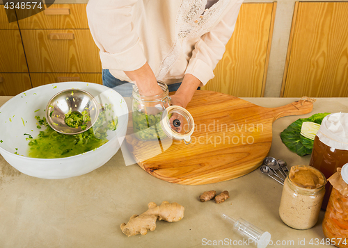 Image of Jars of kimchi