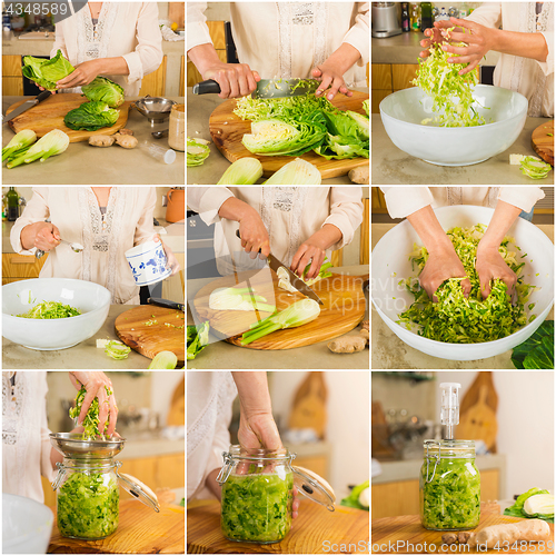 Image of kimchi and sauerkraut  