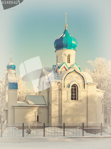 Image of winter church