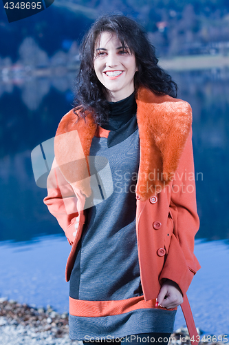 Image of Fashionable Autumn at the lake