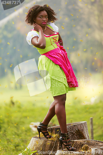 Image of Caribbean blood in Dirndl