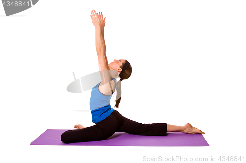 Image of Woman in Yoga Position