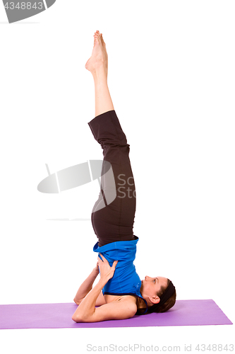 Image of Woman in Yoga Position