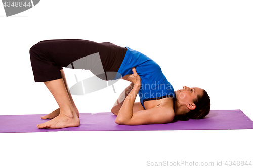 Image of Woman in Yoga Position