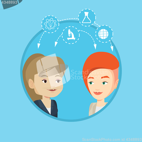 Image of Students sharing with the ideas.