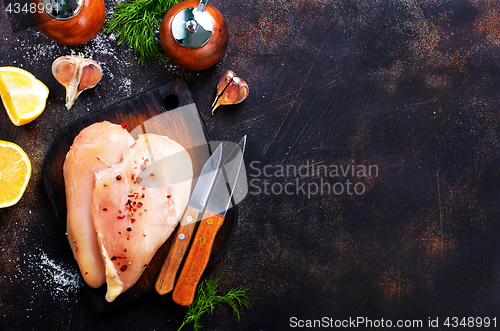 Image of raw chicken fillets