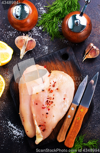 Image of raw chicken fillets