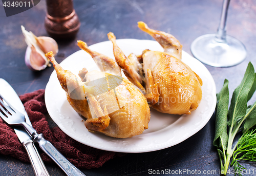 Image of fried quail 