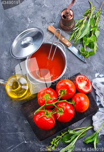 Image of tomato soup