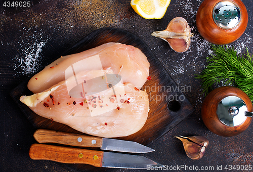 Image of raw chicken fillets