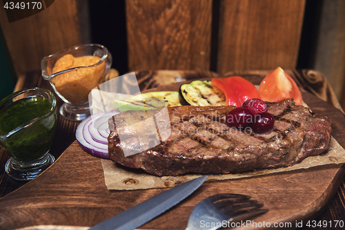 Image of grilled beef steak