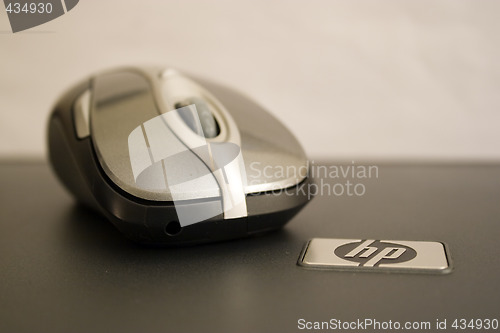 Image of Mouse and laptop