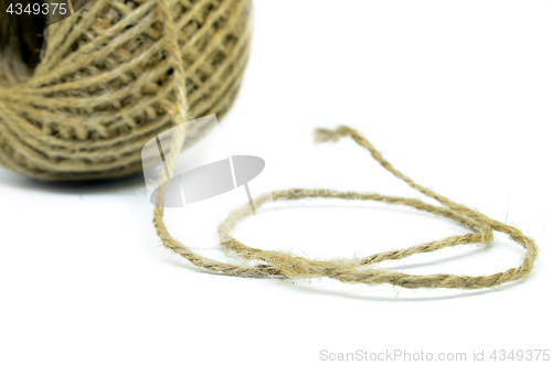 Image of Linen string isolated