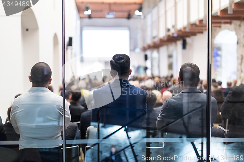 Image of Audience in the lecture hall at business meeting.