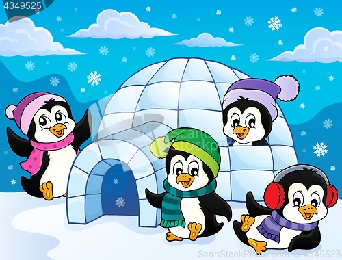 Image of Happy winter penguins topic image 3