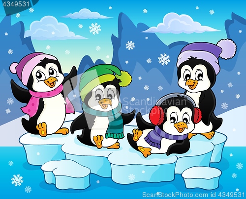 Image of Happy winter penguins topic image 2