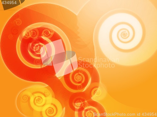 Image of Abstract spiral swirls