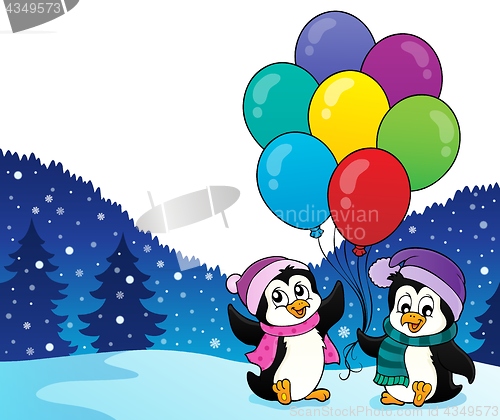 Image of Happy party penguins image 2