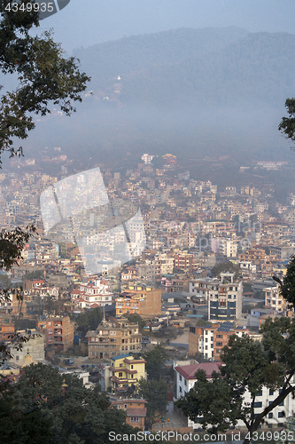 Image of Kathmandu city view from Swayambhunath