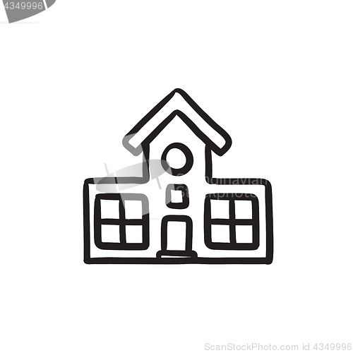 Image of Building sketch icon.