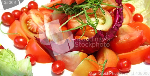 Image of Sliced tomatoes