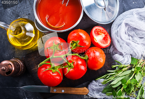 Image of tomato soup