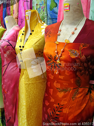 Image of Traditional asian fabrics