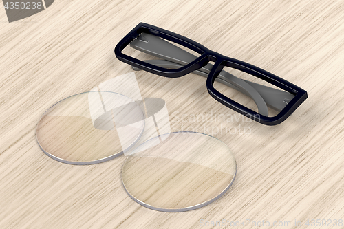 Image of Eyeglasses frame and lens