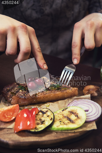 Image of grilled beef steak