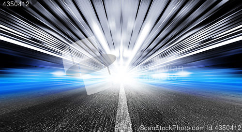 Image of highway in urban tunnel