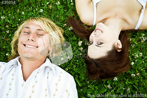 Image of Young caucasian couple