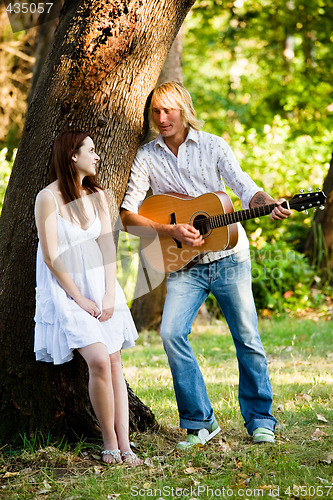 Image of Young caucasian couple