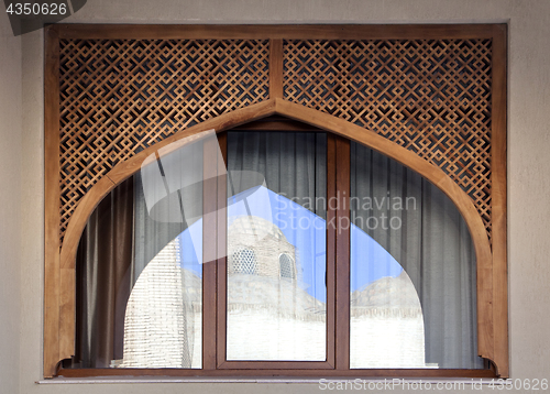 Image of Typical open-work window, Uzbekistan