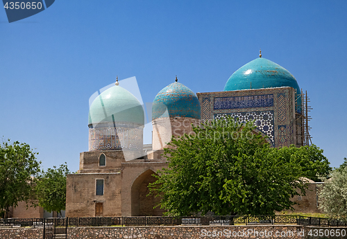 Image of Kok Gumbaz mosque, Uzbekistan