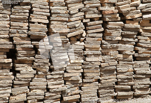 Image of Roof tile stack