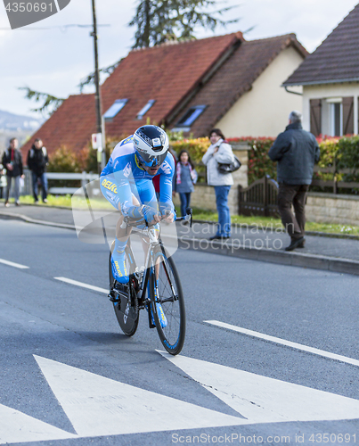 Image of The Cyclist Roman Combaud - Paris-Nice 2016 