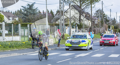 Image of The Cyclist Steven Tronet - Paris-Nice 2016 