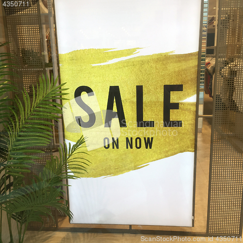 Image of Sale signage in shopfront window