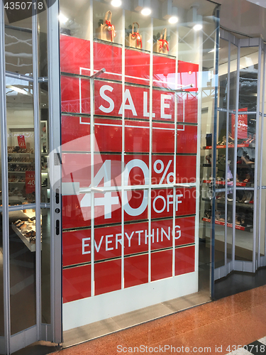 Image of Christmas and Boxing day sales sign