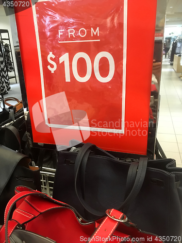 Image of Sale on Ladies handbags