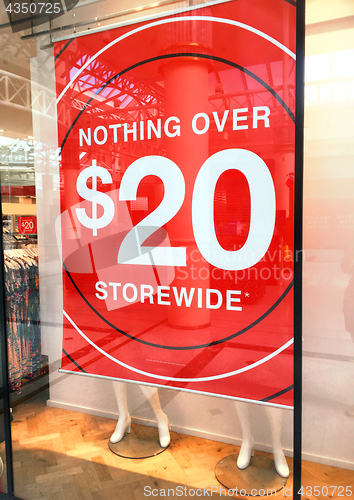 Image of Store Banner A\\dvertising a Sale