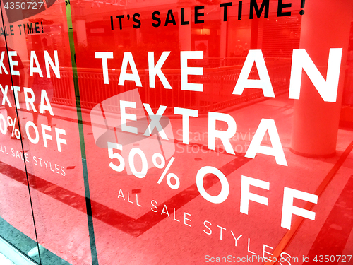 Image of It\'s SALE /time banner sign