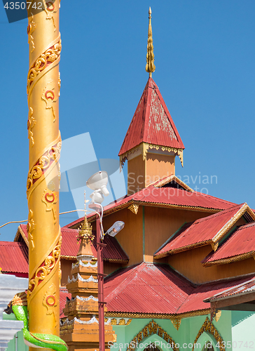 Image of The Shwe Sayan Pagoda in Dala, Myanmar