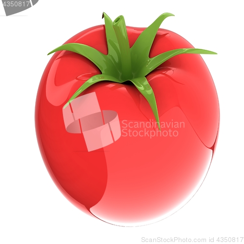 Image of tomato. 3d illustration