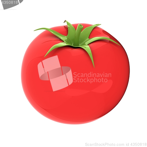 Image of tomato. 3d illustration