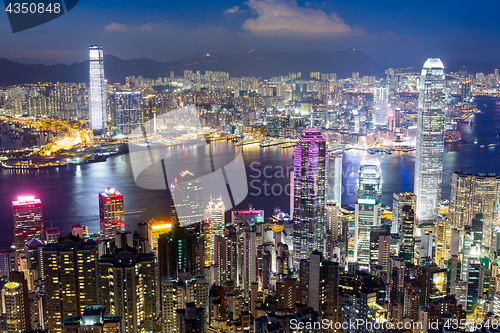 Image of Hong Kong at night